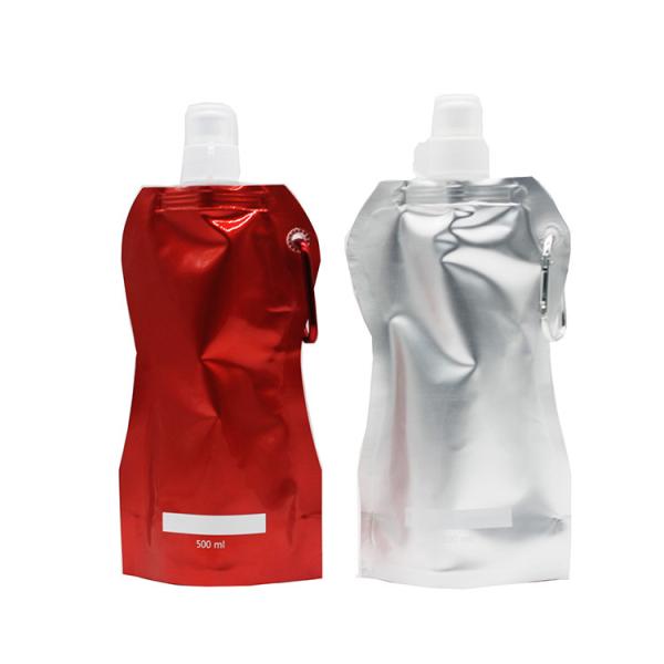 Custom Liquid Packaging Plastic Spout Pouches Juice Drink Stand Up Bag With