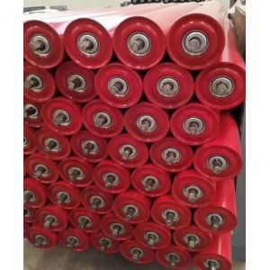 Buy cheap Metallurgical Belt Conveyor Roller Transition Carrying Idler Roller from wholesalers