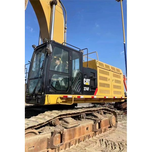 Crawler Type Used Excavator Machine CAT 374FL 34Ft 3 In Maximum Digging Depth