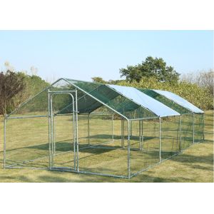 Buy cheap Metal Frame 62.7kgs 8x3x2m Chicken Run Kennel from wholesalers