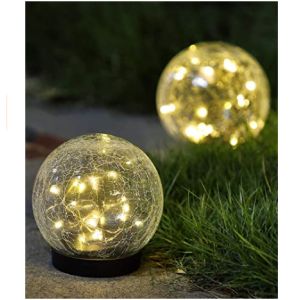Buy cheap Patio Decor 20PCS 0.5W Solar Powered Crackle Glass Globe Lights from wholesalers