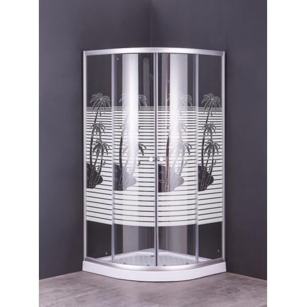 Quality Sliding Glass Door Shower Enclosure , Bathroom Shower Stalls Easy Installation for sale