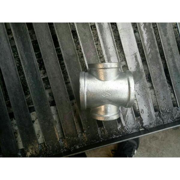 Buy cheap BS Standard GI malleable iron cross with banded ends from wholesalers