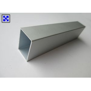 Buy cheap Premium Aluminum Square Tubing Profiles , Aluminium Frame Profile Silver Anodizing from wholesalers
