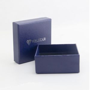 CMYK Printing Square Rigid Cardboard Gift Boxes 150x150x60mm With Silver Foil