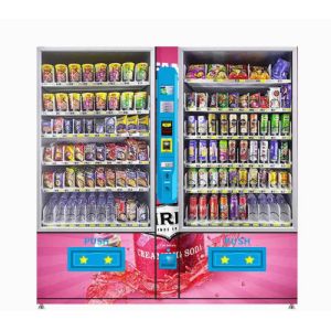 Customized Wittern Combo Vending Machine Automatic Orange Juicer Machine