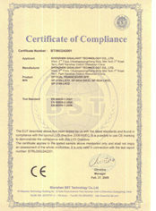 Ascent Optics Co.,Ltd. Certifications