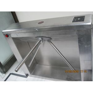 Buy cheap Portable Tripod Turnstile Gate Polishing With Anti Reversing Passing Electric Motor from wholesalers