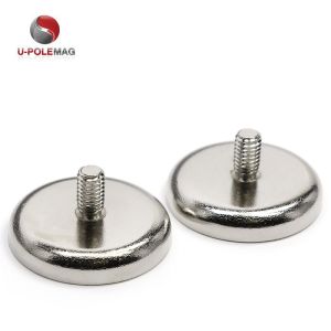 Buy cheap Composite Neodymium Magnet Strong Neodymium Cup Magnets with M4 Threaded Male Stud from wholesalers