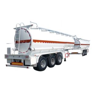Carbon Steel Sulfuric Acid Tanker Trailers For Sale 3 Axles 21cbm 21000liters