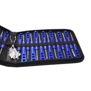 Locksmith Practice Picking Tools 20-In-1 Hook Lockpick Lock Picks House Lock Set