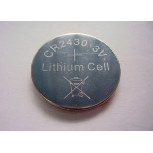 Buy cheap Lightweight Lithium Coin Cell 280mAh  DL2430  Lithium Cell CR2430  3V from wholesalers