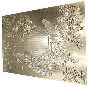 China Copper  Brass Hot Foil Stamping Plates With High Precise Engraving Depth on sale