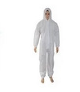 Waterproof Disposable Protective Suit Long Sleeve PP Non Woven Material