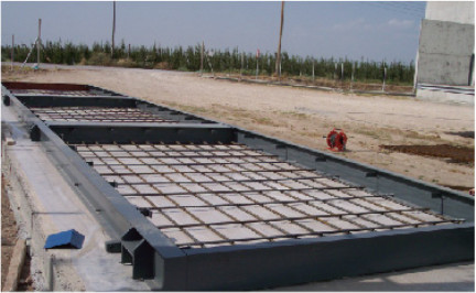 Buy cheap Concrete Steel Truck Weighing Scale With Steel Frame Quick Measuring from wholesalers