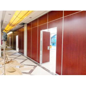 Buy cheap Movable Sound Proof Folding Partition Wall 65 Mm Thickness Melamine Finishing from wholesalers