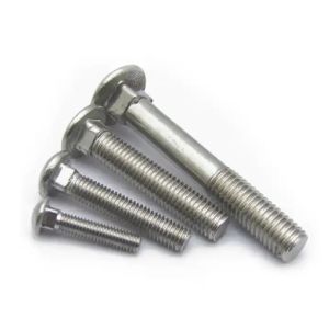 Thread Pitch 1.0mm Countersunk Carriage Bolts with 100pcs/box
