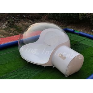 Semi Transparent 6m Inflatable Bubble Tent With Tunnel Bathroom