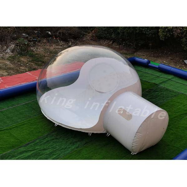 Buy cheap Semi Transparent 6m Inflatable Bubble Tent With Tunnel Bathroom from wholesalers