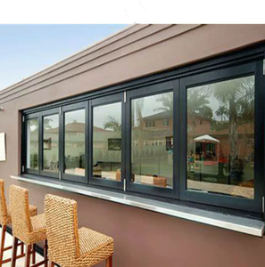 Tempered Glass Folding Windows - Safety Certified EN 12150
