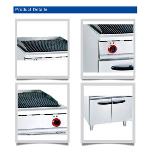 17 LPG/NG GL RH Gas Grill With Cabinet R13/4 Connection 1.2/1.76Kg/h Gas