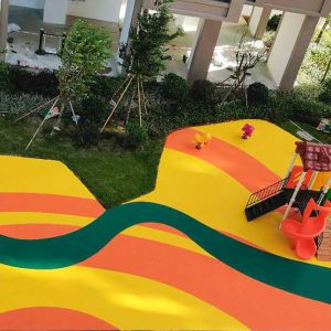 Buy cheap Colorful EPDM Rubber Track Flooring Easy Installation Excellent Abrasion Slip Resistance from wholesalers