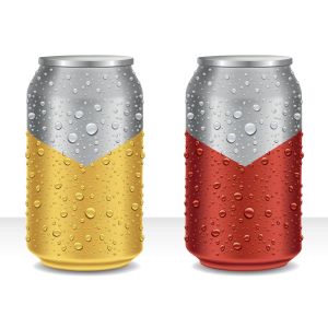Buy cheap custom 8.4oz 250ml Aluminum Stubby Beer Can With Lids from wholesalers