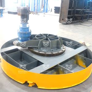 Buy cheap Battery Powered 30 Tons Electric Rails Rotating 360 Degrees Turntable Transfer Cart from wholesalers