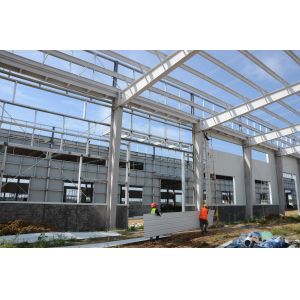 Buy cheap Prefabricated Metal Warehouse Building Heavy Load Steel Shed Construction from wholesalers