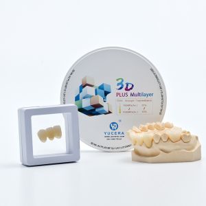 Buy cheap Yucera 3D Plus Multilayer Ceramic Zirconia Block 43% - 57% Translucent For CAD CAM System from wholesalers