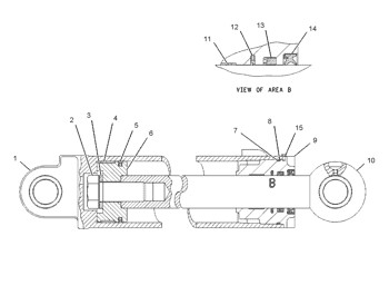 9T3680 Pump Group Piston Cylinder Liner 172-2353 Engine 9T-3680 Ring 1722353