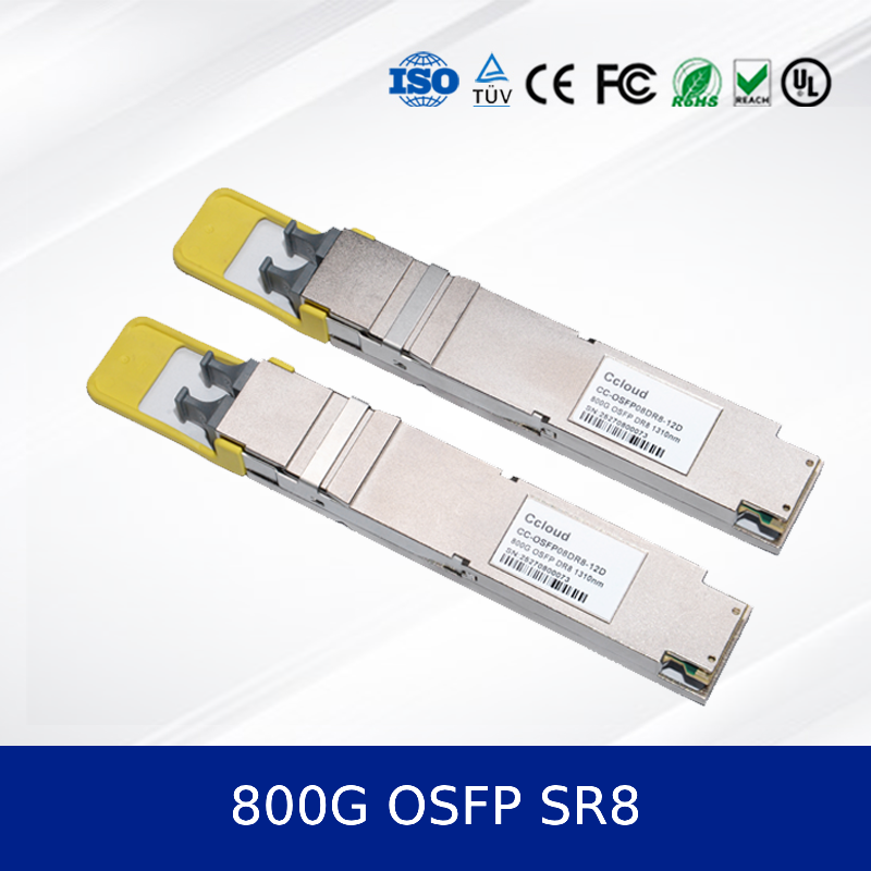 800G OSFP SR8 Optical Transceiver Module High-Speed, Low Power, MSA Compliant