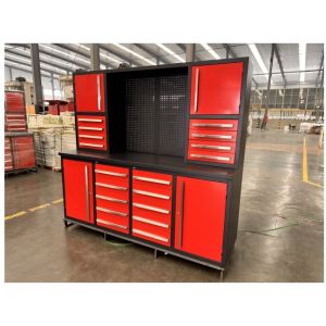 Buy cheap Customized Support Heavy Duty Wheels Iron Garage Workbench with Mechanical Tool Chest from wholesalers