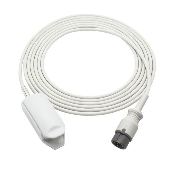 Mindray T5 /T8 0010-20-42712 572A SpO2 Sensor Oxi-max Tech 8 Pin Adult Finger