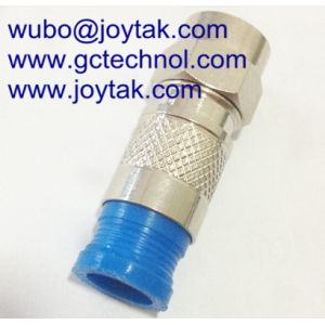 Buy cheap F Compression Connector for RG59 Coaxial Cable indoor and outdoor CATV cable from wholesalers