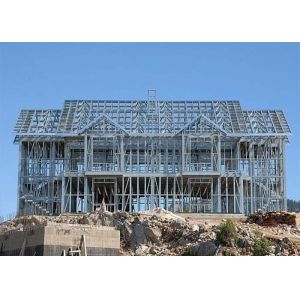 Buy cheap Flat Roof Modern Light Steel Framing For Building Construction from wholesalers