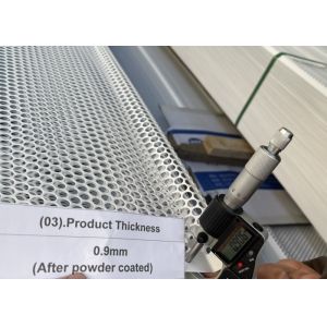 Buy cheap White Color 5 Peaks Wind Protection Panel 0.9mm Thickness Width 940mm Or Custom Length 5m Or Custom For Decorative from wholesalers