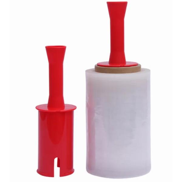 Quality Mini Stretch Wrap Film With Handle 5 Inch Plastic Stretch Film With Rotating Handles For Pallet Wrap for sale