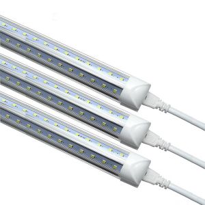 5000K T8 V-Shape LED Tube Light with 140LM/W, 30cm-240cm Size, Milky/Frosted