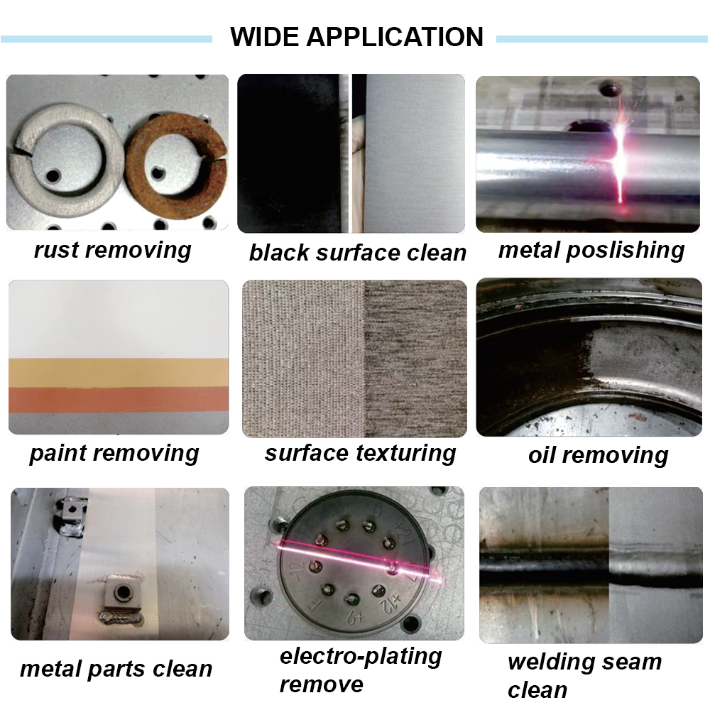 Buy cheap Backpack Pulse Fiber Laser Cleaning Machine Metal Degrease Rust Removal Equipment from wholesalers