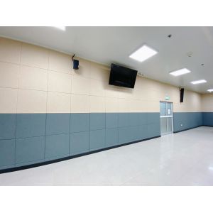 Buy cheap School Lobby Decorative Material Fabric Wrapped Acoustical Wall Panels Absorbing Board from wholesalers