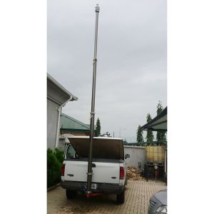 Buy cheap 6m locking pneumatic telescopic mast for mobile CCTV vehicle telescoping mast antenna mast telecommunication tower mast from wholesalers