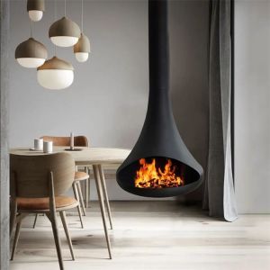 Buy cheap Indoor Suspended Wood Buning Fireplace And Bioethanol Hanging Fireplace product