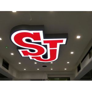 Power Coated LED Illuminated Sign Led Frontlit Sign Steel Frame