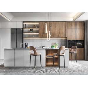 China Foshan Factory Matt White Kitchen Cabinet Customized on sale