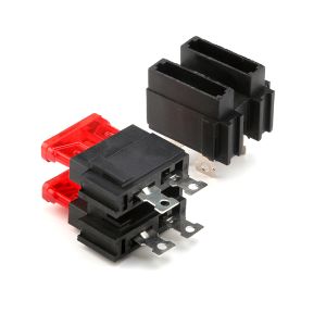 Buy cheap SL-703E2A 2 Poles Panel Mount Blade Fuse Holder with PA66 Material and Brass Terminal for Automotive Applications from wholesalers