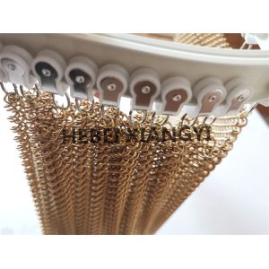 Buy cheap Baking Varnish Metal Mesh Curtain 1mm Frame Design Hanging Lightweight Huge Aluminum from wholesalers