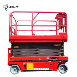Buy cheap Electric Drive 12 Metres Self Propelled Scissor Lift With 2.27m X 1.12m Platform Size from wholesalers