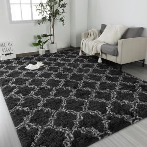 Buy cheap Travel Fluffy Geometric Rug for Kids Nursery Non Slip Modern Area Carpet Made of Polyester from wholesalers