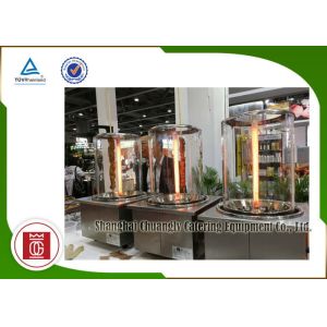Buy cheap Portable Electric Commercial Barbecue Grills Vertical Kebabs Stainless Steel from wholesalers